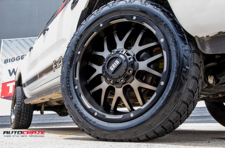 FORD RANGER GD02 MATTE BLACK MACHINED FACE